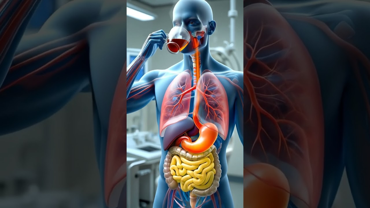 The Science of Tea Digestion: What Happens After Every Sip | 3D Medical Animation