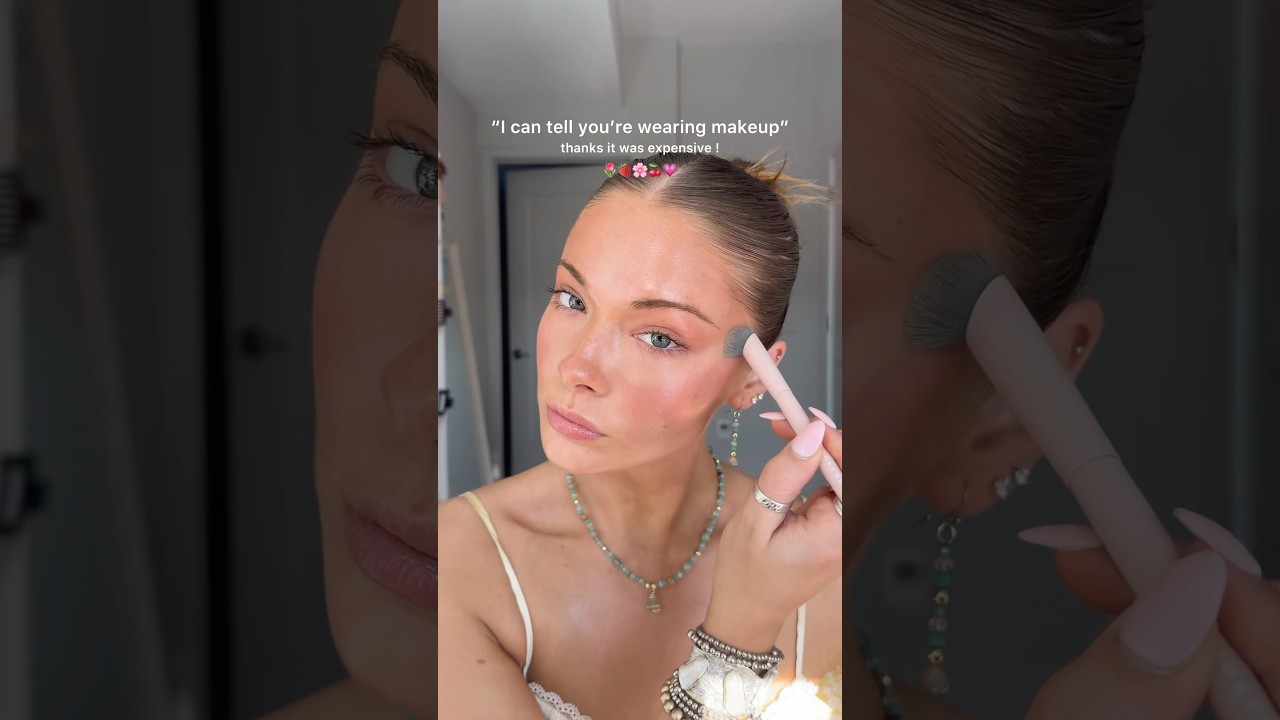 glowy makeup routine 🫧🌸✨