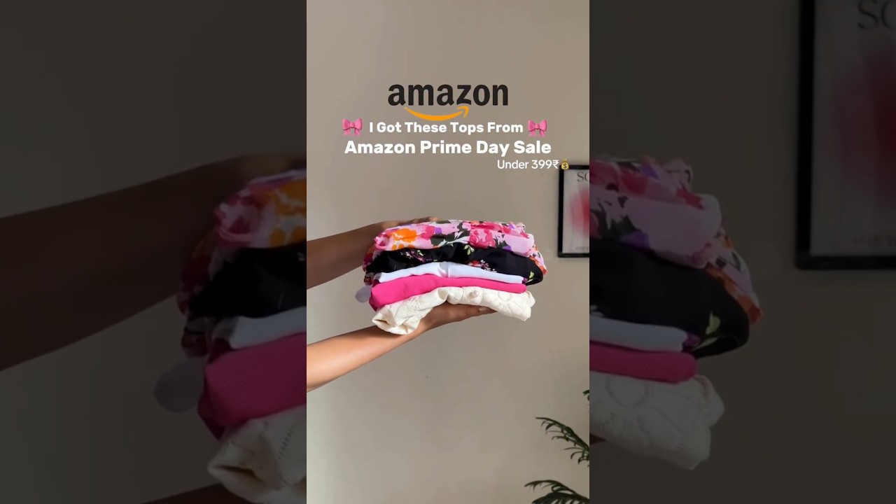Amazon These tops Sale under 399 🫧🌟🎀 #fyp #haul #top #tops #topshaul  #amazon #forcollege #office