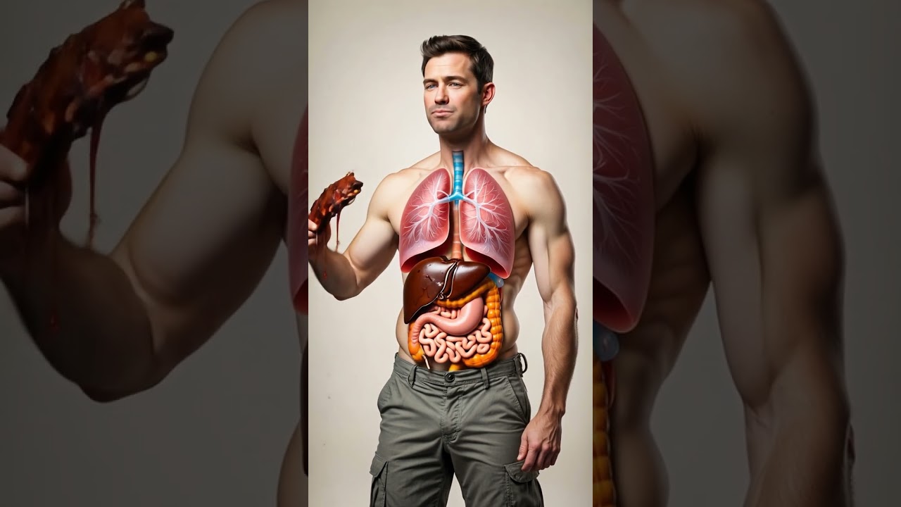 What Happens When You Eat Fried Chicken? |  3D Digestive System Animation