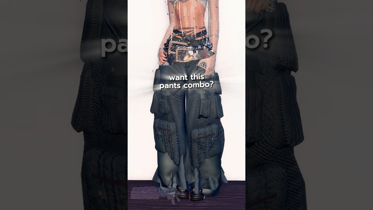 PANTS COMBO TUTORIAL #dresstoimpress #dti #roblox #style #tutorial #tips #cargos #new #jeans #layer
