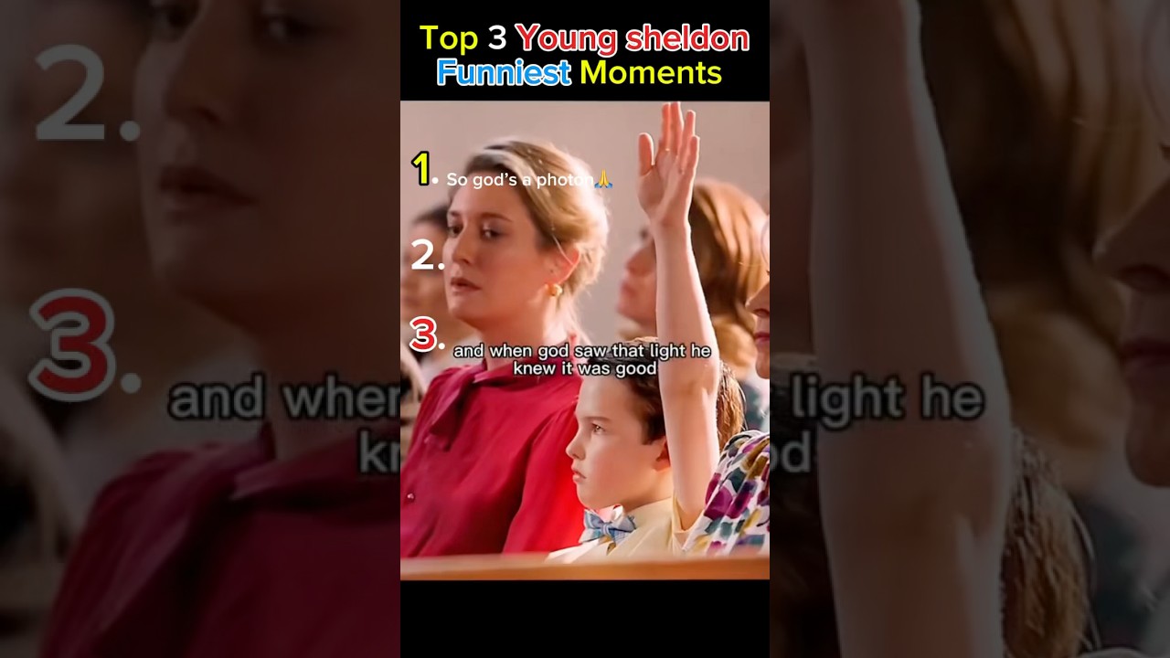 Top 3 Funniest Young Sheldon Movie Moments 😂 | Must Watch!
