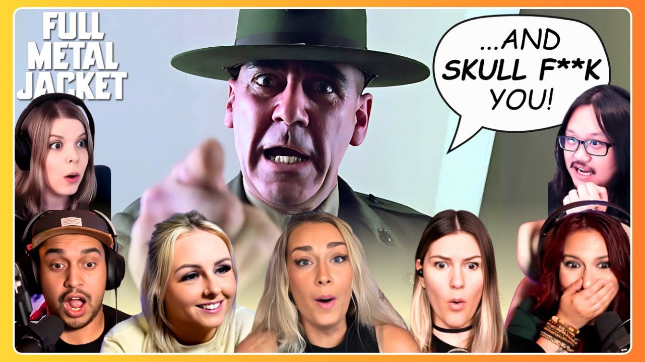 BRUTAL Drill Instructor Hartman Monologue Reactions 😲 Full Metal Jacket (1987) Movie Reaction Mashup