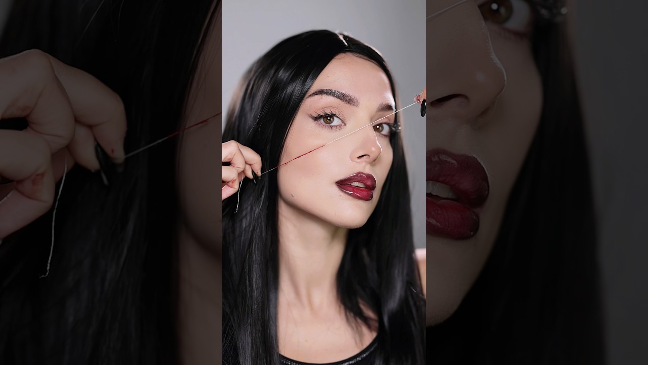 Easy Halloween makeup hack #makeuptutorial #beautyhacks ( orgn @anitartist )