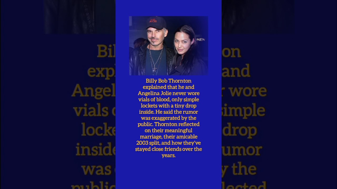 Angelina & Billy Bob: The Real Story#shorts #celebrity #news