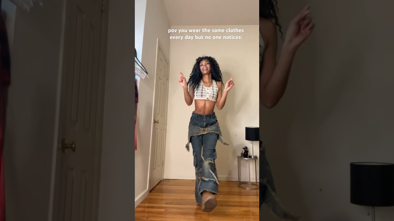 the same clothes in different styles is my whole aesthetic🫶🏽| Outfit Ideas pt 23 #ootd #fashion