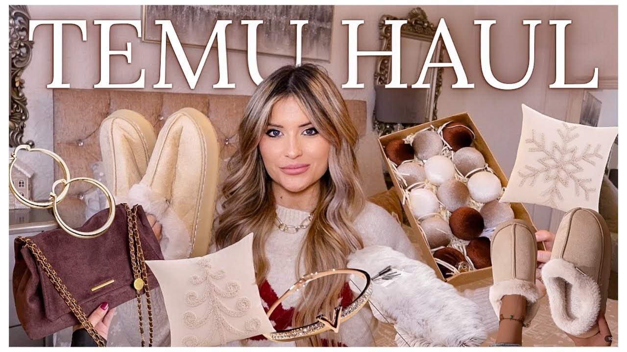 TEMU CHRISTMAS HAUL | Cozy Home Finds, Gifts & Winter Must-Haves!