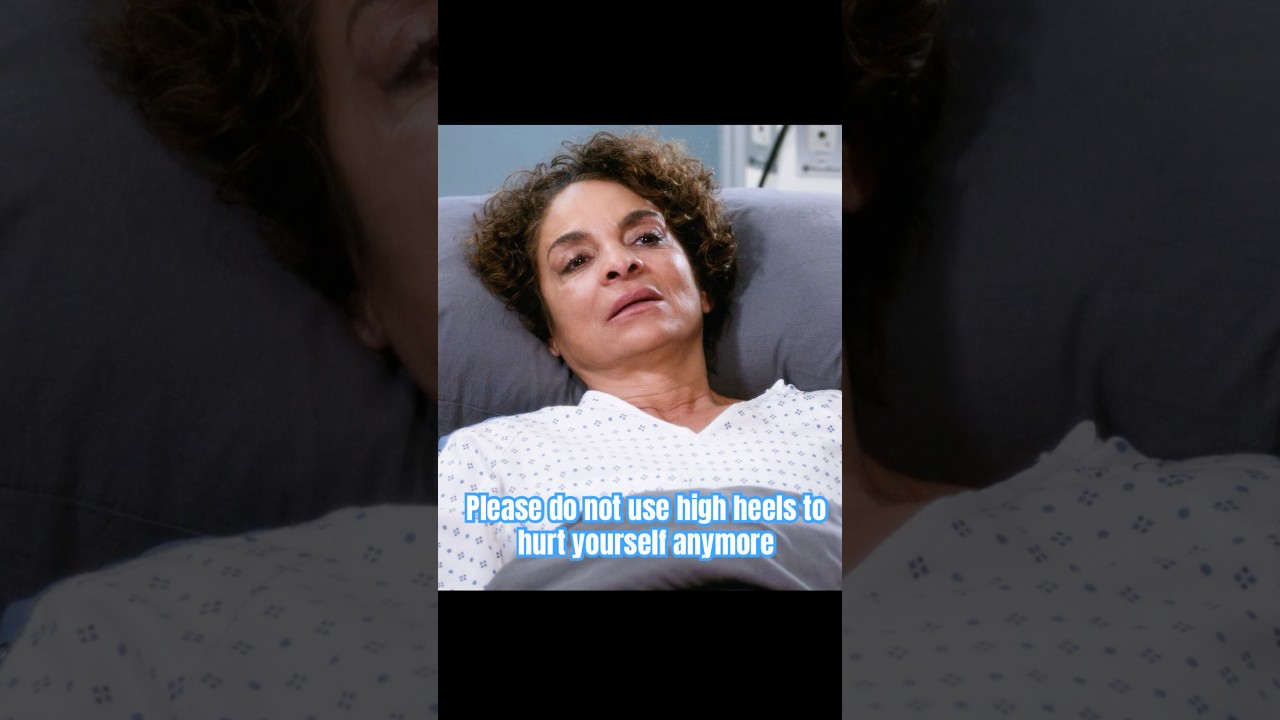 Please do not use high heels to hurt yourself anymore. #greysanatomy #movieclips #shorts #tvshow
