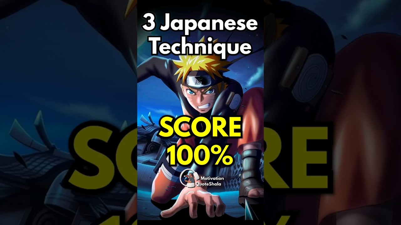 3 Japanese Technique for Students🔥 Laziness 100% Khatam #studymotivation #studytips