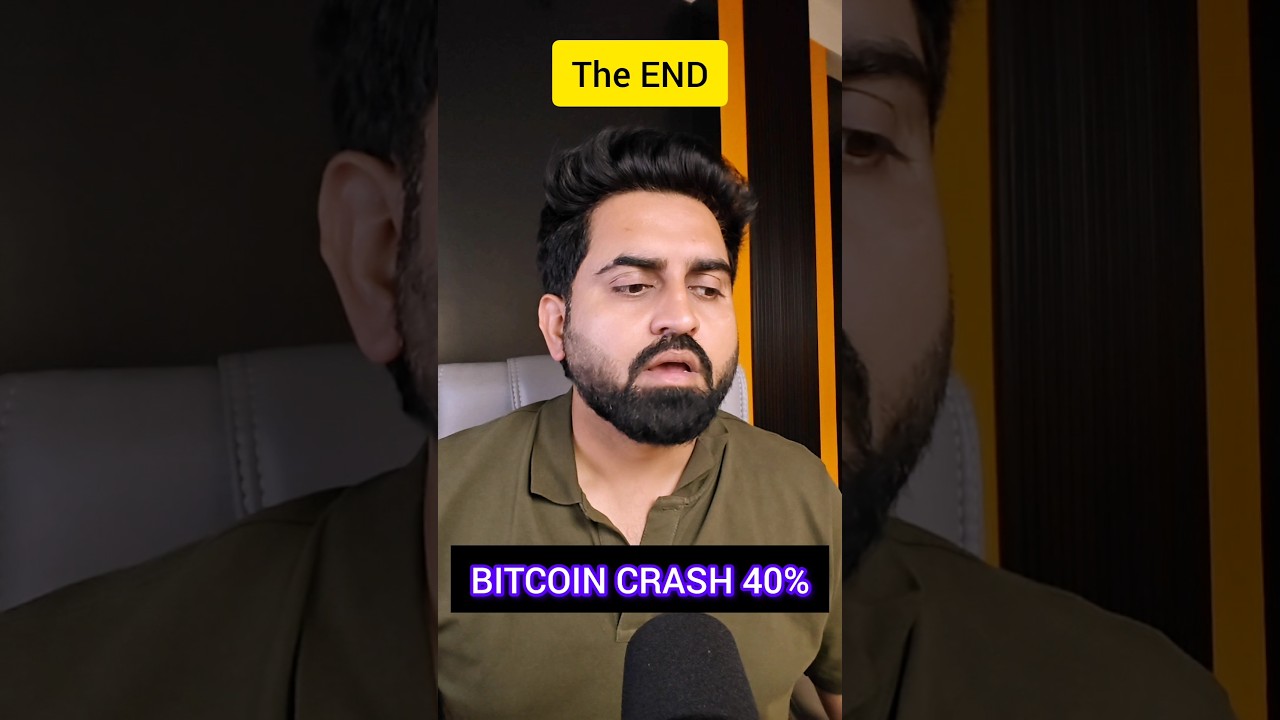 THE END ? BITCOIN CRASH 40%