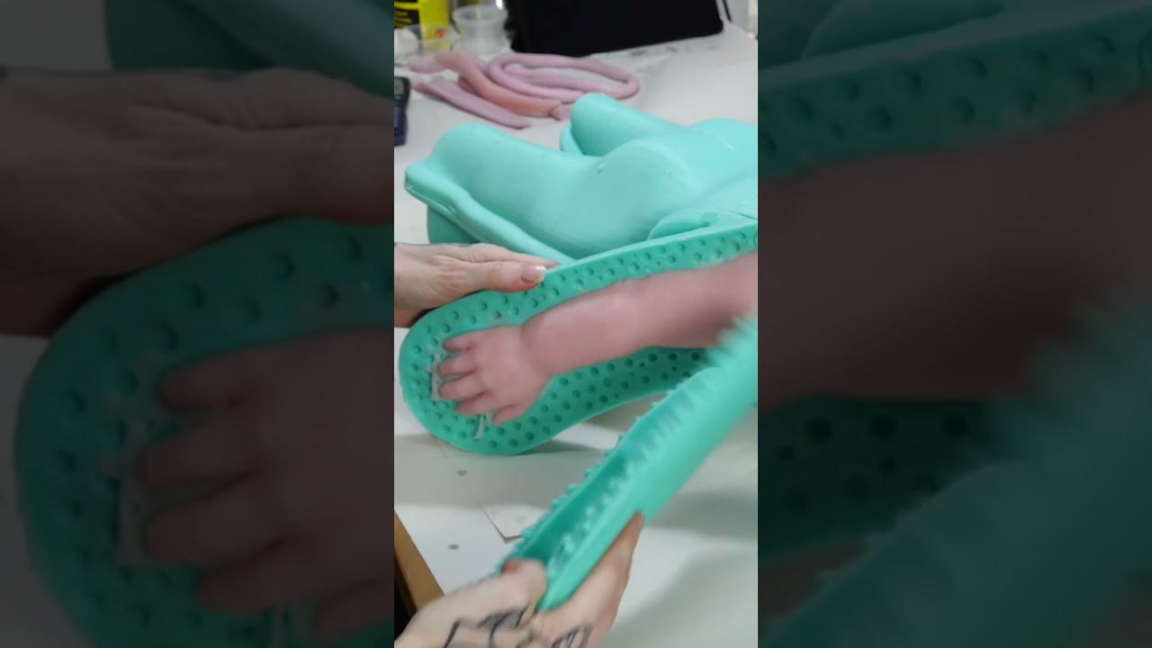 How to cast a silicone baby #thewitcher #halloween