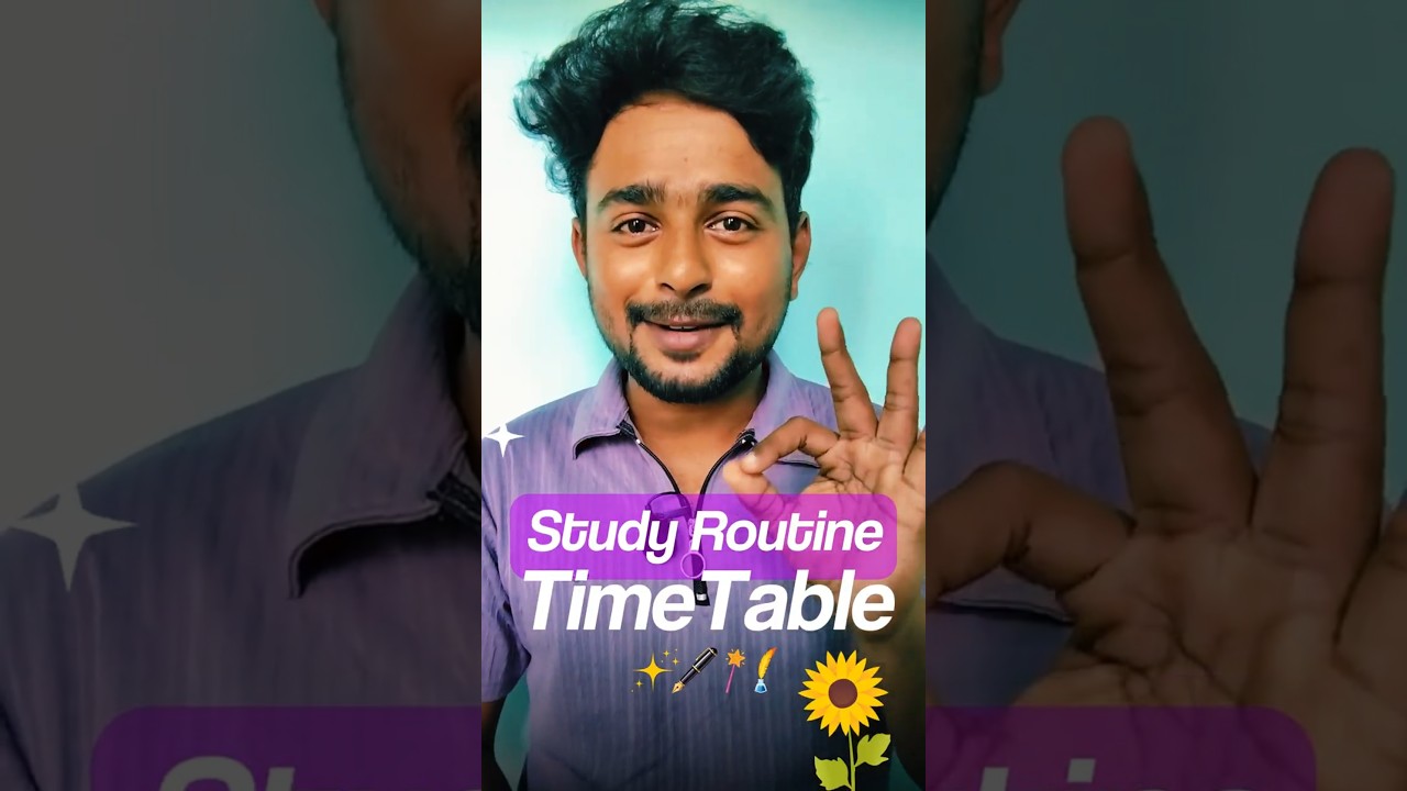 Daily Study Routine Timetable | Topper’s Secret Study Tips |Study Tips | #studytips #exampreparation