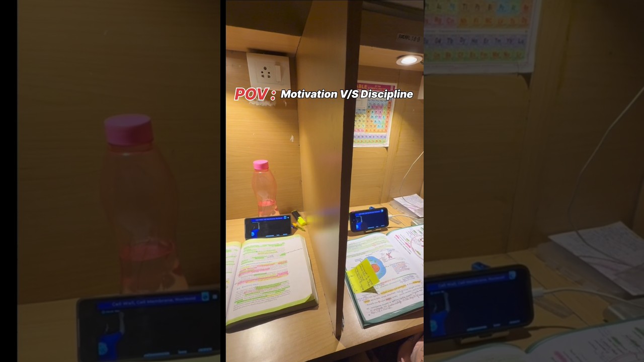 Motivation V S Discipline #motivation #neet #study #upsc #shorts #viralshort