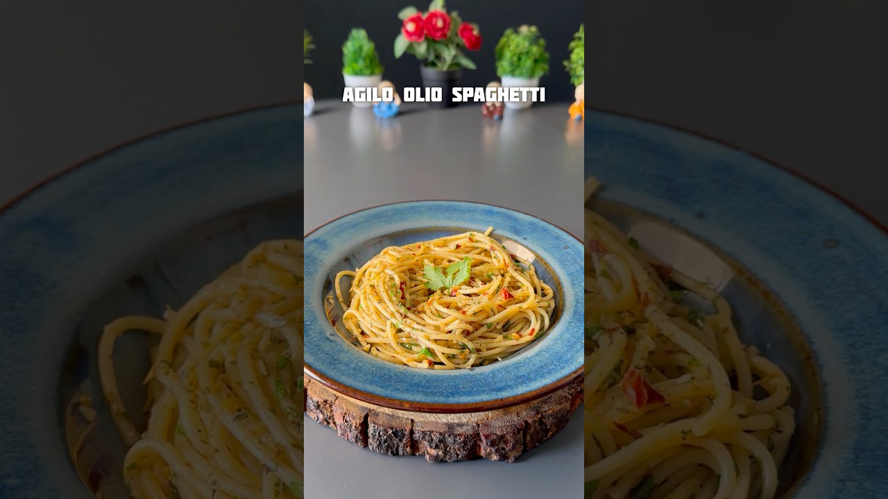 Quick Agilo Olio Spaghetti Recipe #short #sphagetti #recipes #quickrecipe