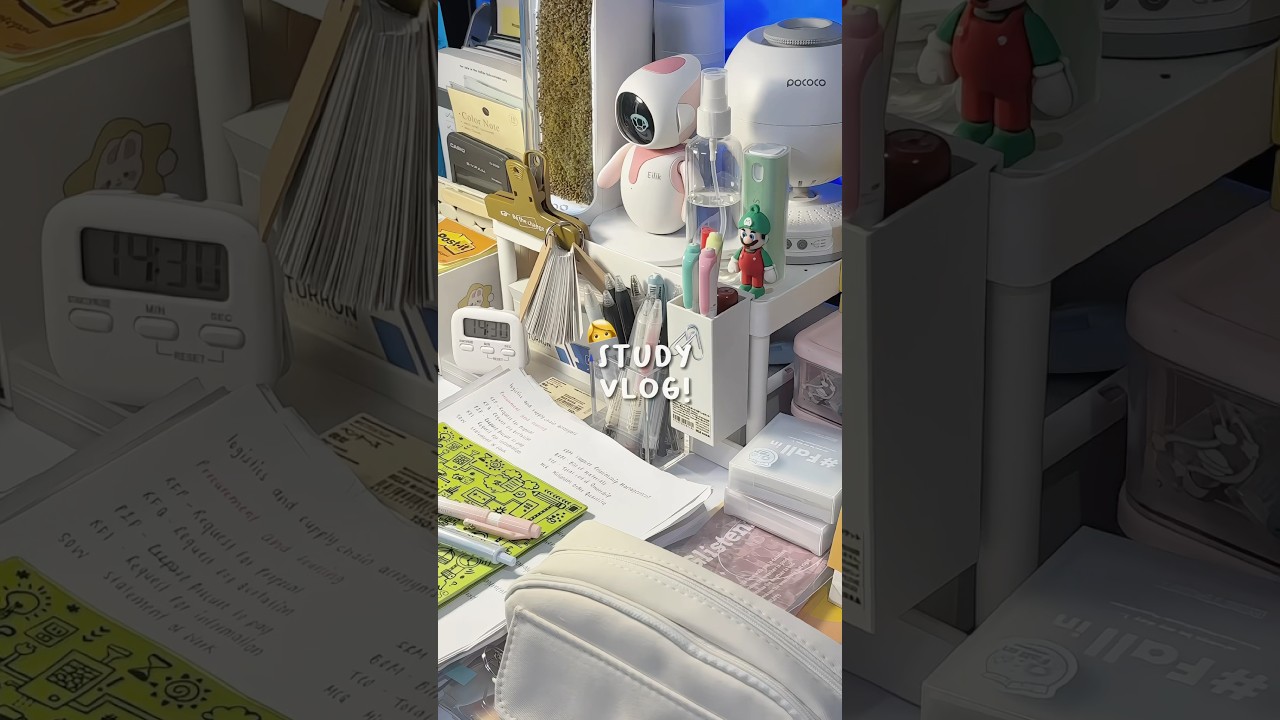Study vlog! #studyvlog #studywithme #studytips #studyhacks #studymotivation #students #aesthetic