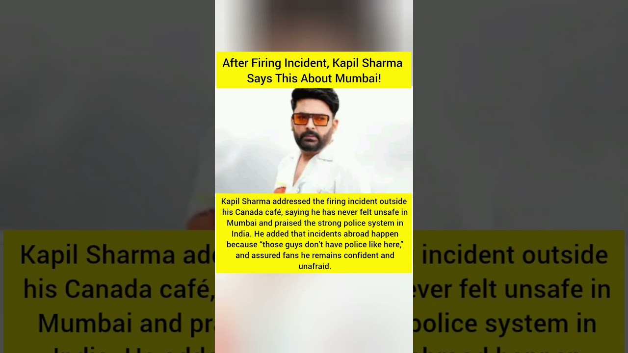Kapil Sharma Breaks Silence on Canada Cafe Firing #shorts #kapilsharma #bollywood #news