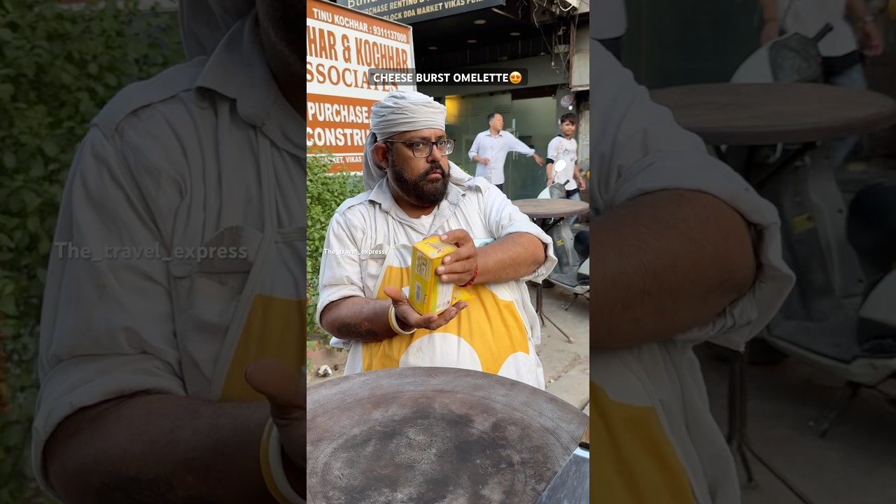 CHEESE BURST OMELETTE😍 | Indian Street Food #trending #shortvideo #shorts #viralvideo