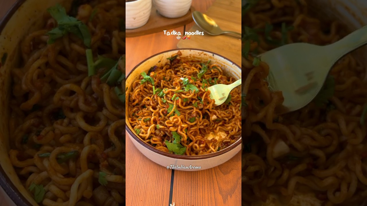 Tadka Noodles recipe #shorts #youtubeshorts #shortsfeed