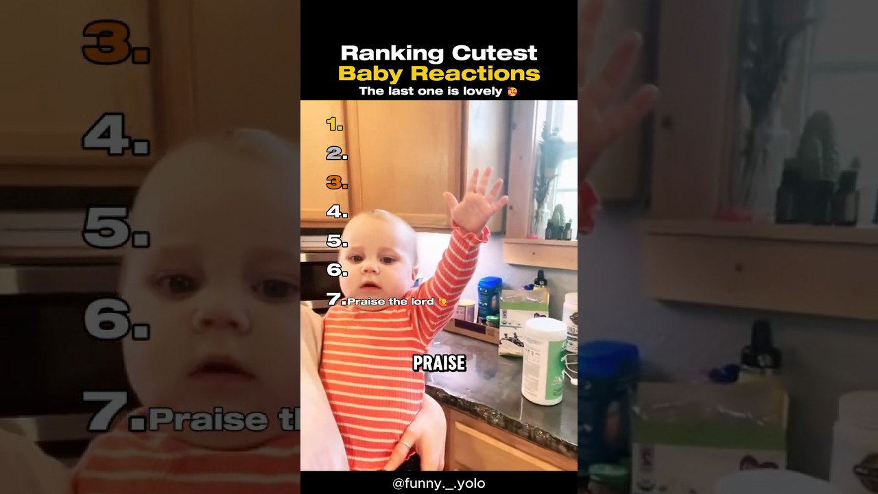 Ranking Cutest Baby Reactions 👶