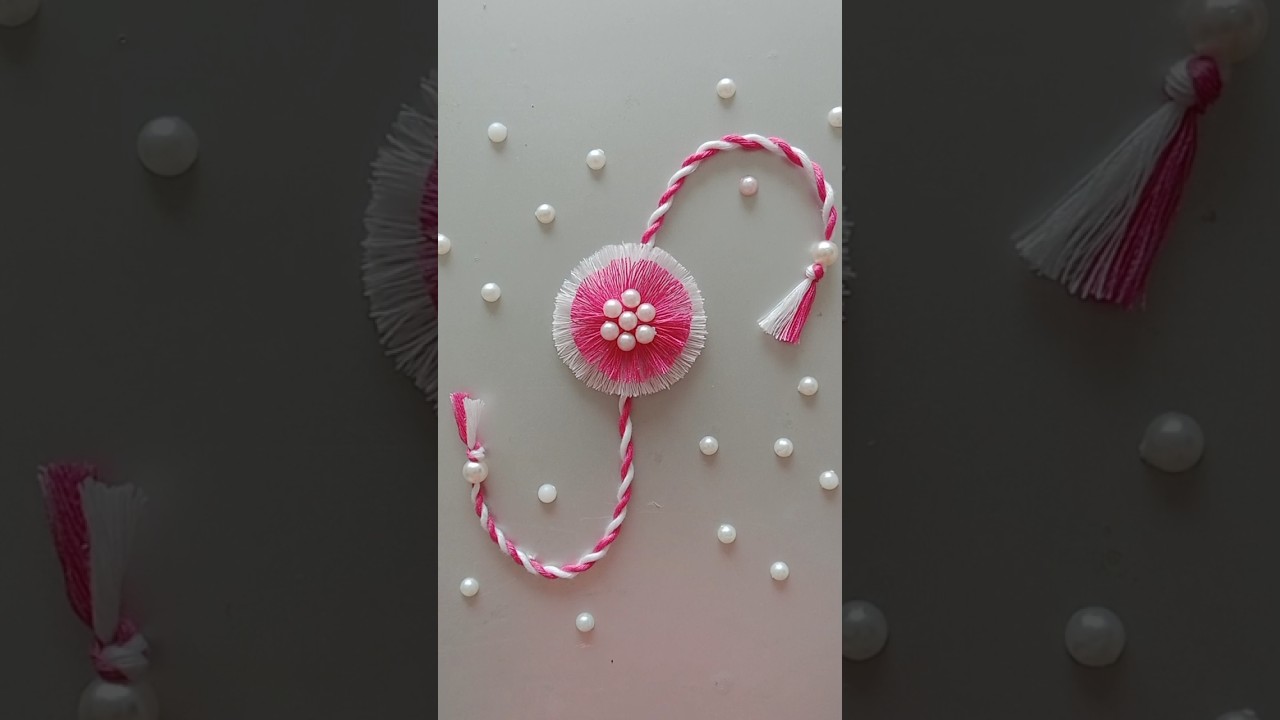 how to make Rakhi at home || make DIY Rakhi at home #shorts #diy