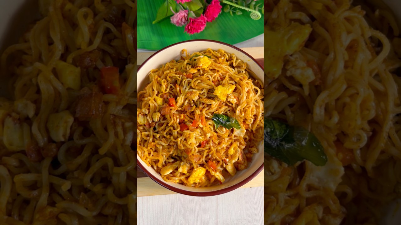 Egg masala Maggi 😋.Do try. #shorts #recipe #maggi