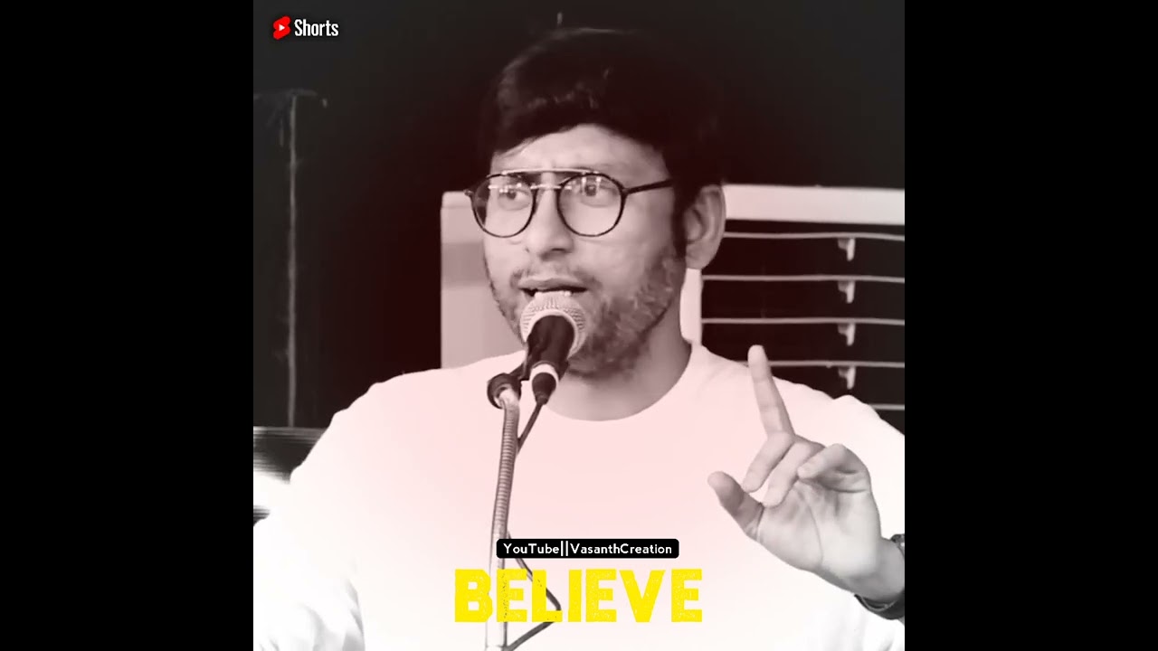 Beleive Yourself | RJ Balaji Motivational Speech | Self Motivation | Vasanth Creation
