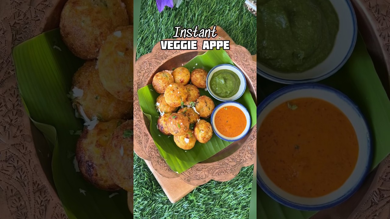 Instant Veggie Appe in the Paniyaram Pan !!! Batao kaunsi recipes share karu aur ?