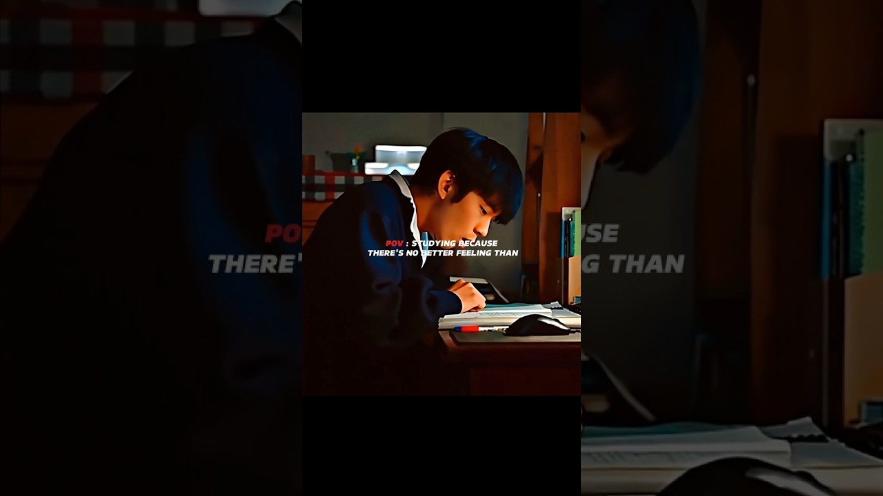 🔥 pov: studying because there’s no better feeling than 📚📑💯✨ #studytips #studymotivation #study…