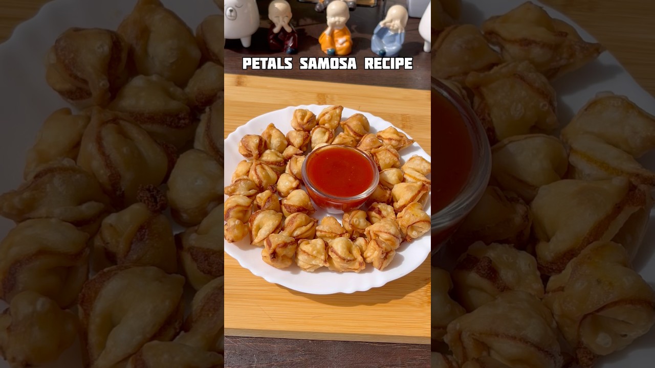Petals samosa recipe #shorts #recipe #snacks #samosa #potato #shortsfeed #trending #viral #cooking