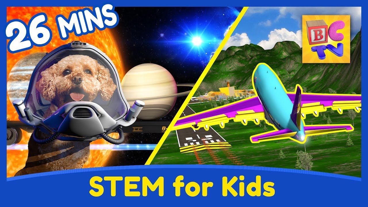 Science and Engineering Educational Compilation for Kids – Planets, Airplanes and More!