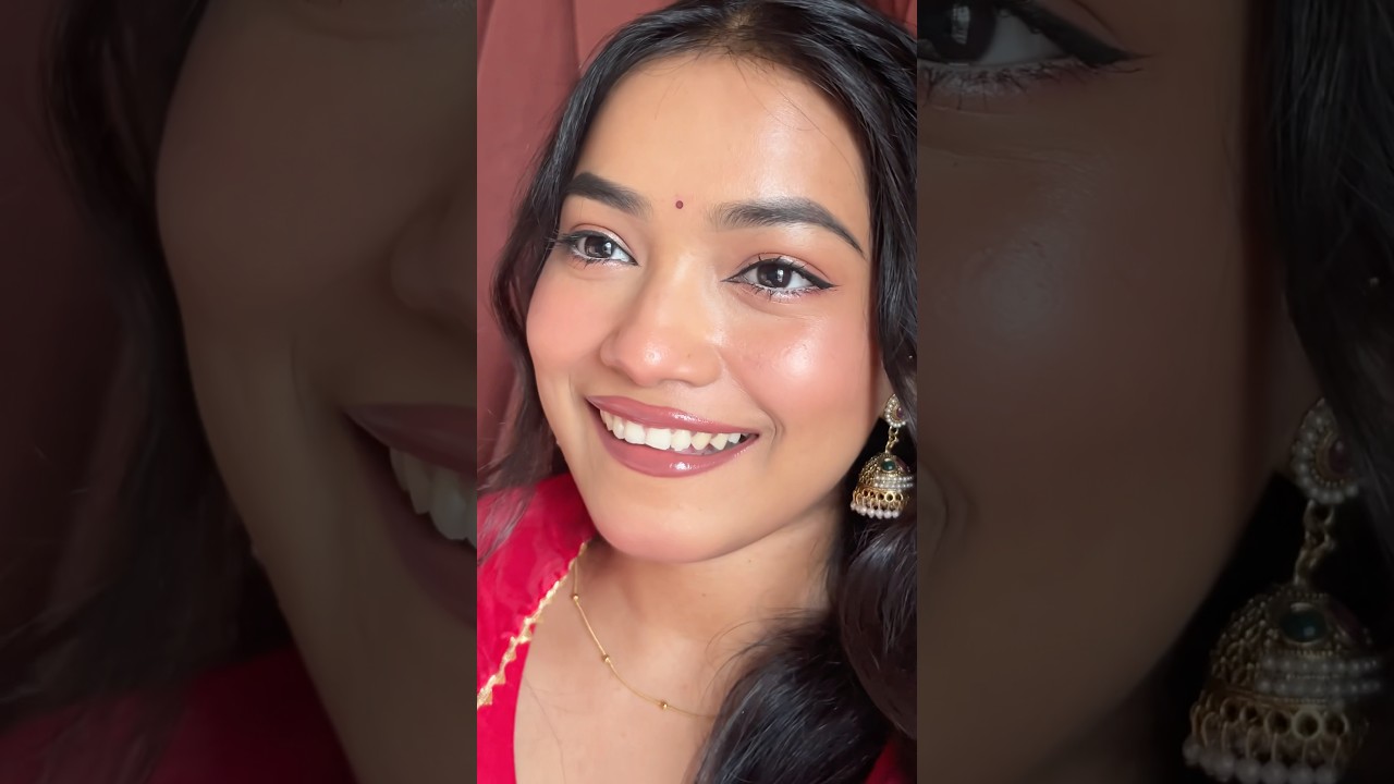 Day – 02 Diwali series ✨full face makeup tutorial with affordable products #shorts  #youtubeshorts