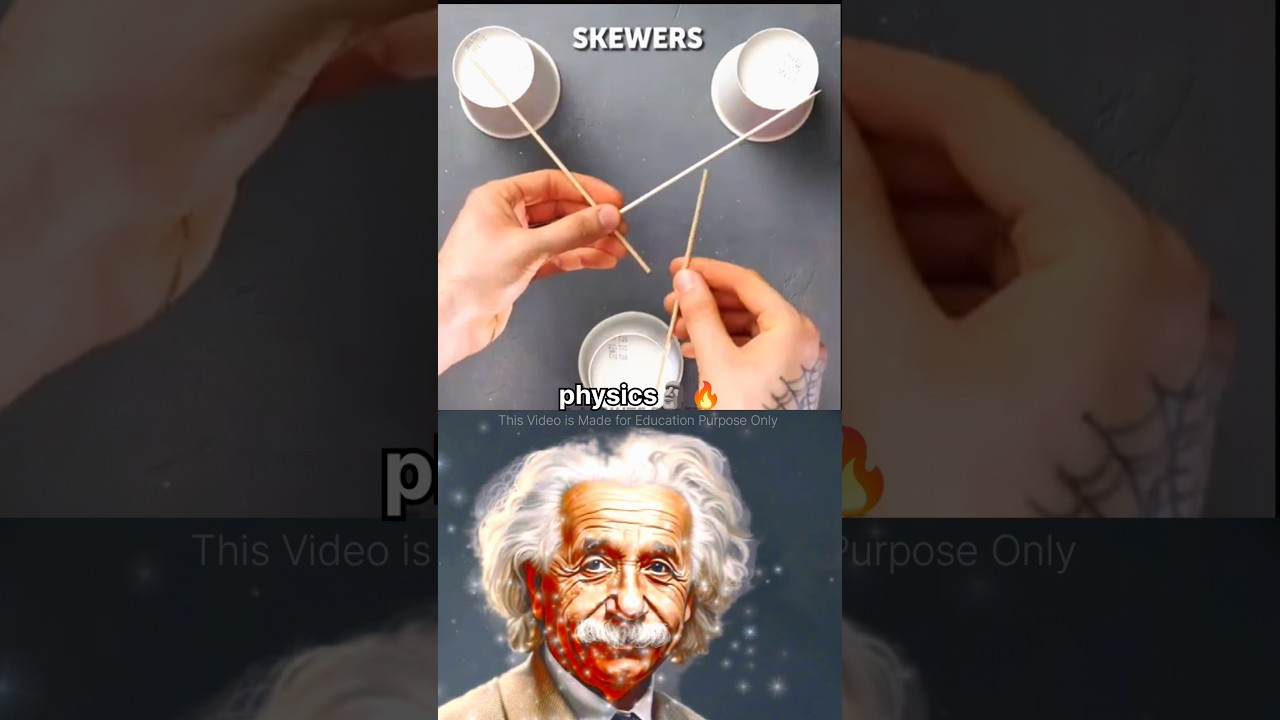 Physics ka Magic🗿😱। Power of Physics🔥🤯। Sigma Science #shorts #experiment #science