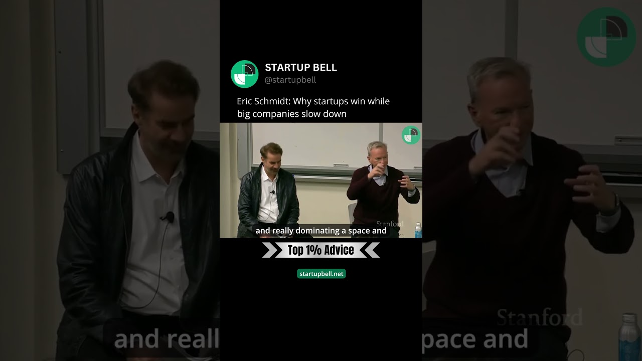 Why startups win and big companies slow down