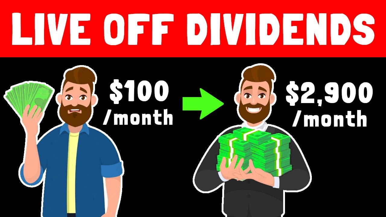 The Fastest Way You Can Live Off Dividends! ($2900 / month)
