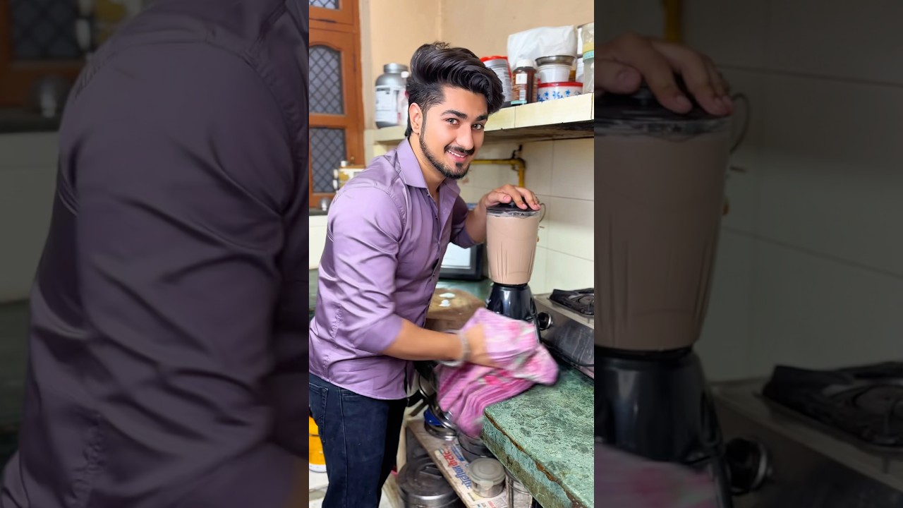 Kitkat Shake🍫🥤 #recipe #cooking #streetfood #eveningsnacks #foodie #indianfood #food #shorts