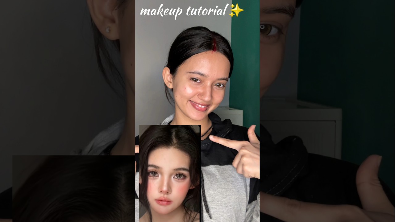 korean makeup tutorial 💓 #makeuptutorial #koreanmakeup #douyin #douyinmakeuptutorial
