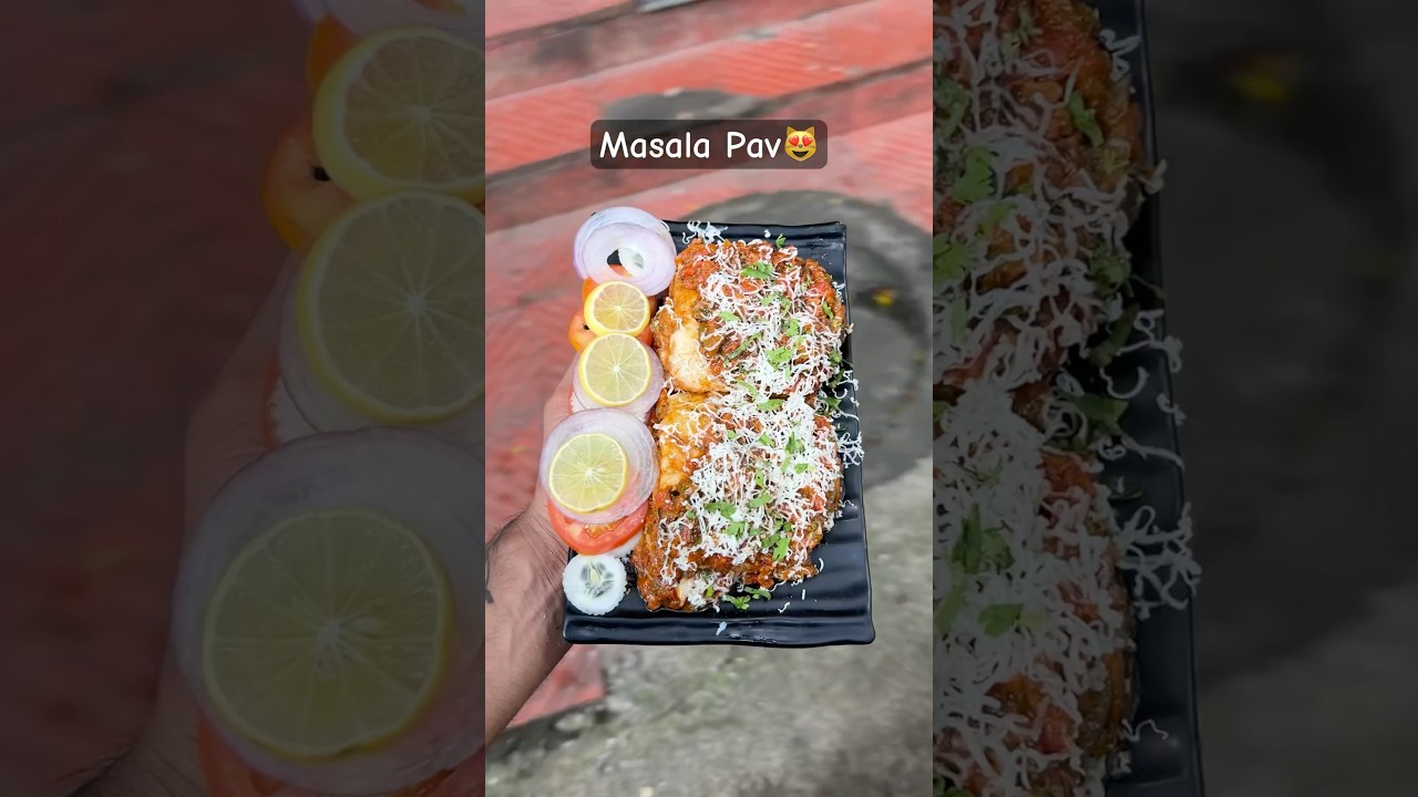 Mumbai Famous Masala Pav In Just 130/-😻 | Indian Street Food #shorts