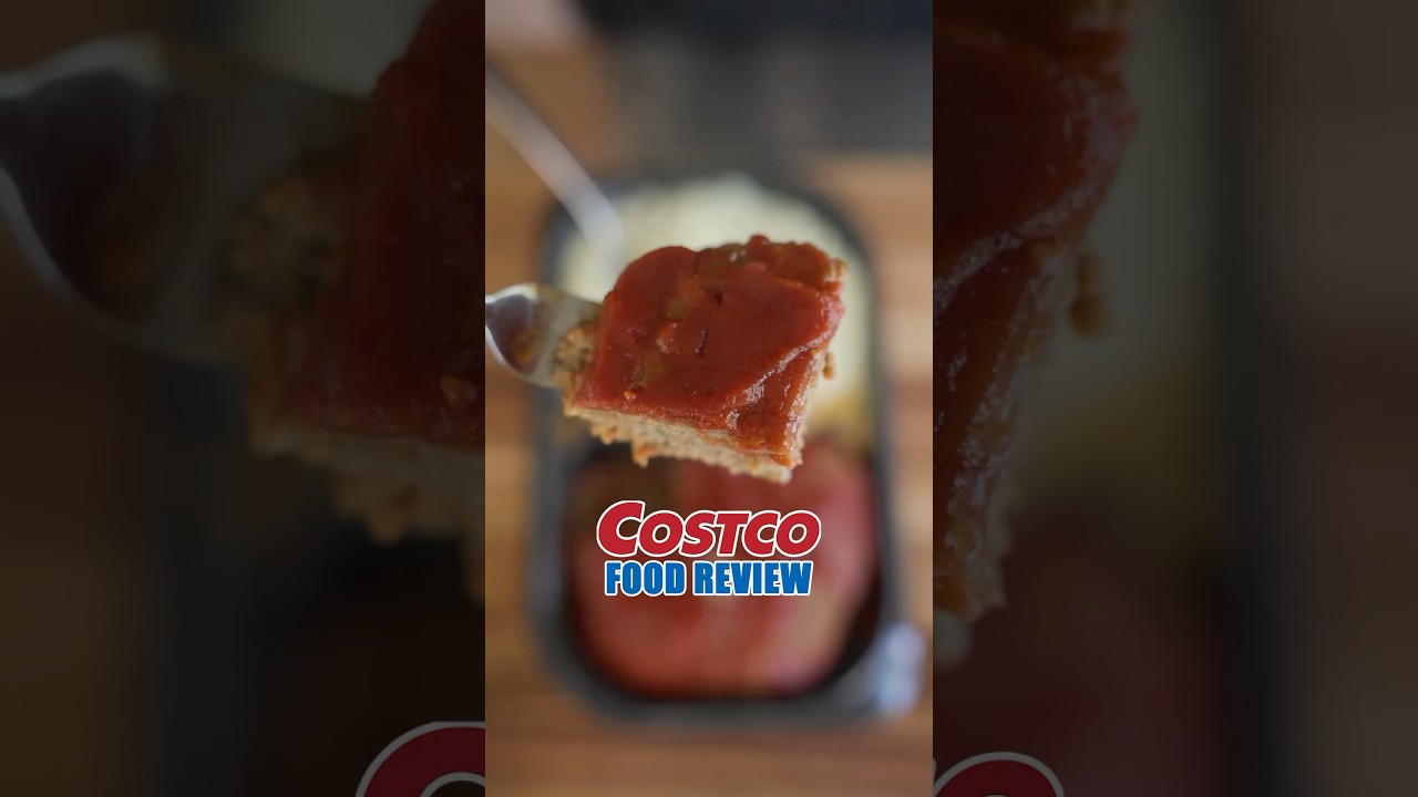 I rate the Meatloaf and Mashed Potatoes from Costco #costco #food #review ￼