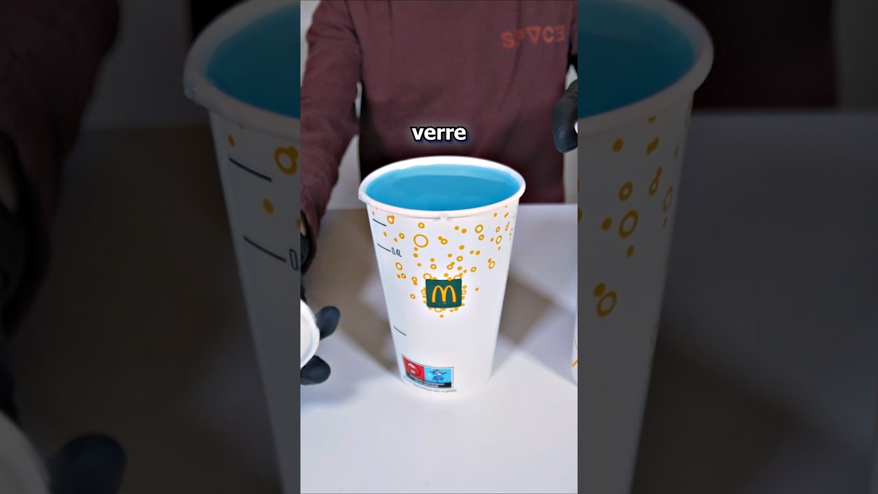 L’arnaque des tailles de gobelets au Macdo ! #science #experience #cocacola #apprendre