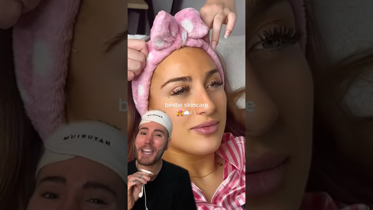 BESTIE SKINCARE ROUTINE!🥺 (follow for more!💗) #skincare #skincareroutine #skincaretips #beauty