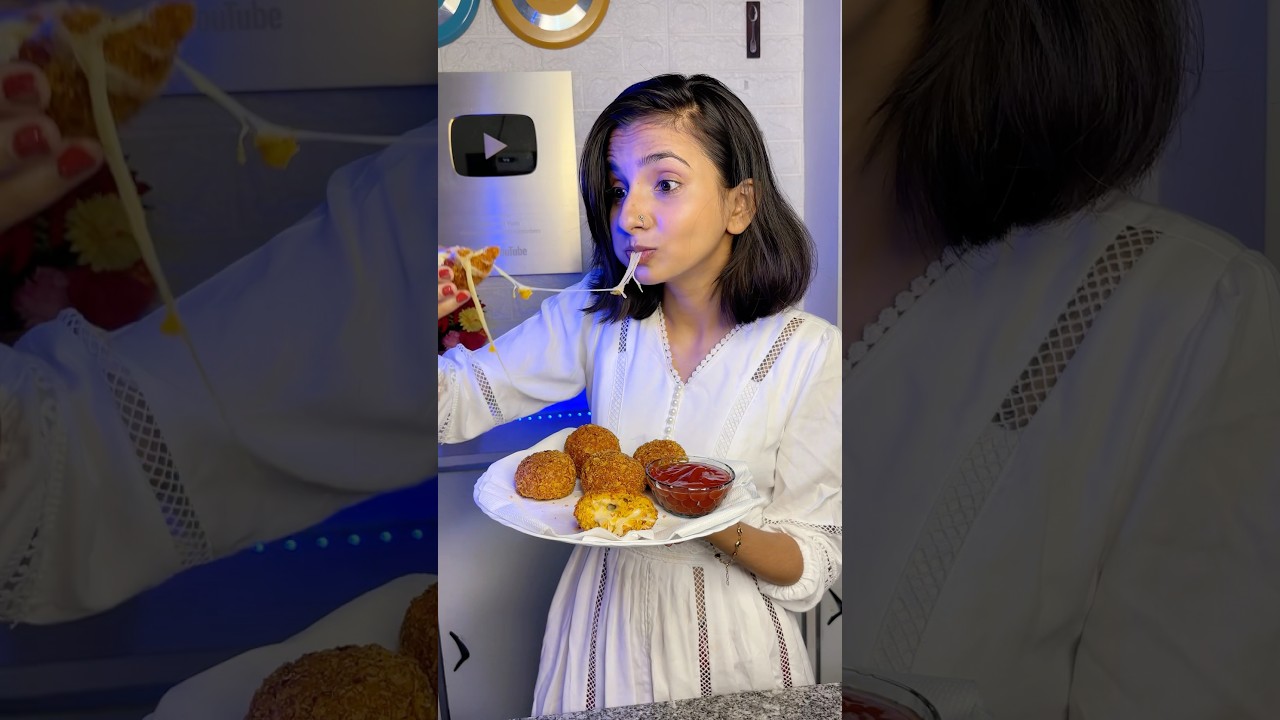 Rice cheese balls recipe!! #shorts #youtubeshorts #recipe #food