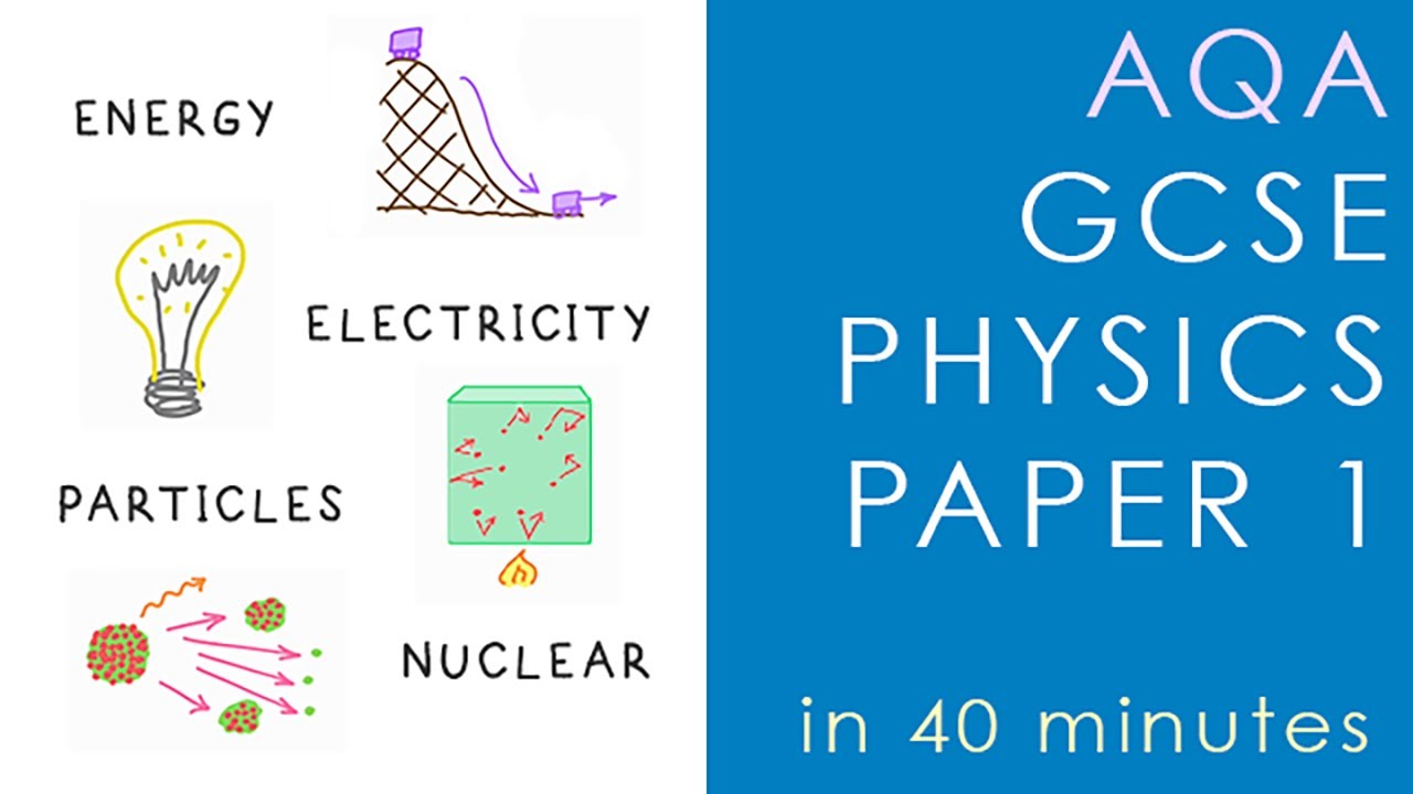 All of AQA PHYSICS Paper 1 in 40 minutes – GCSE Science Revision