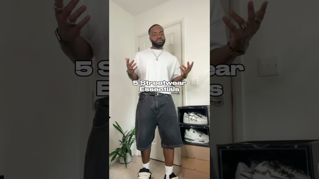 5 Streetwear Essentials You Need #streetwear #fashionessentials #streetwearinspo #fashion