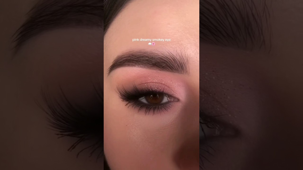 Simple Pink  Smokey Eyes Makeup// Eyes Makeup Tutorials #eyemakeupartist #advancemakeup #reels