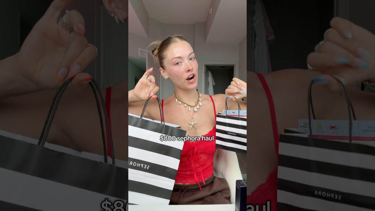 $800 SEPHORA HAUL PART 1 🖤🤍💄 #makeup #makeuplover #haul #sephorahaul