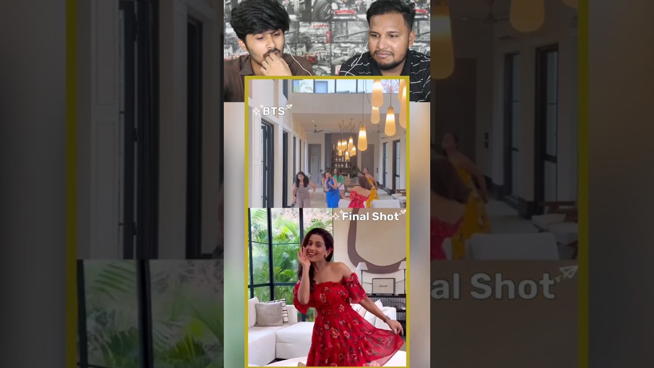 Indian Girls Bts Vs Final Shoot Viral Reel Reaction ❤🔥 #shorts #trendingreels