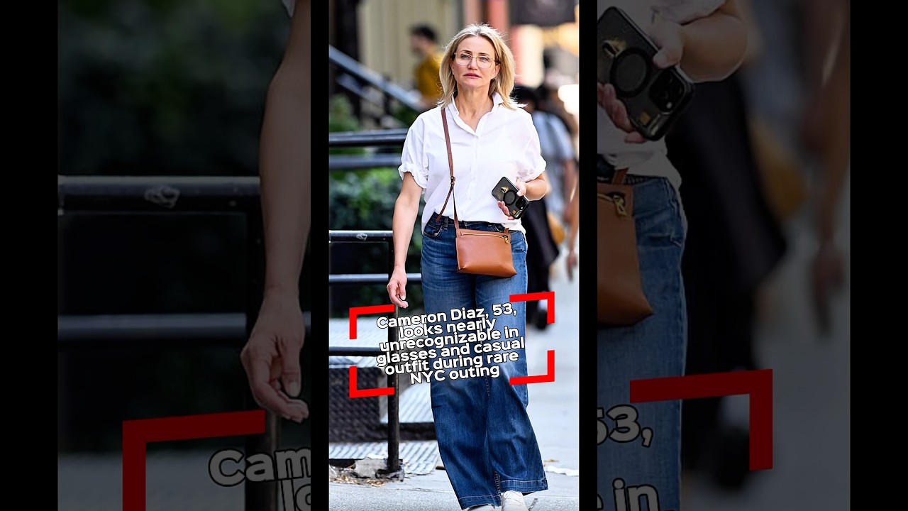 Cameron Diaz: Unrecognizable and Unbothered