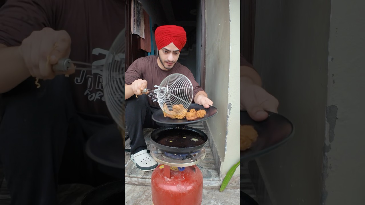 Aj baarish me Chinese Pakora 😱 Bnaya | street food | Day-3 noodle @Param_aedy #shorts #shortsfeed