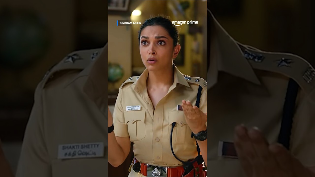 Lady Singham Shakti Shetty In The House 😎 ft. Deepika Padukone | Singham Again | #primevideoindia