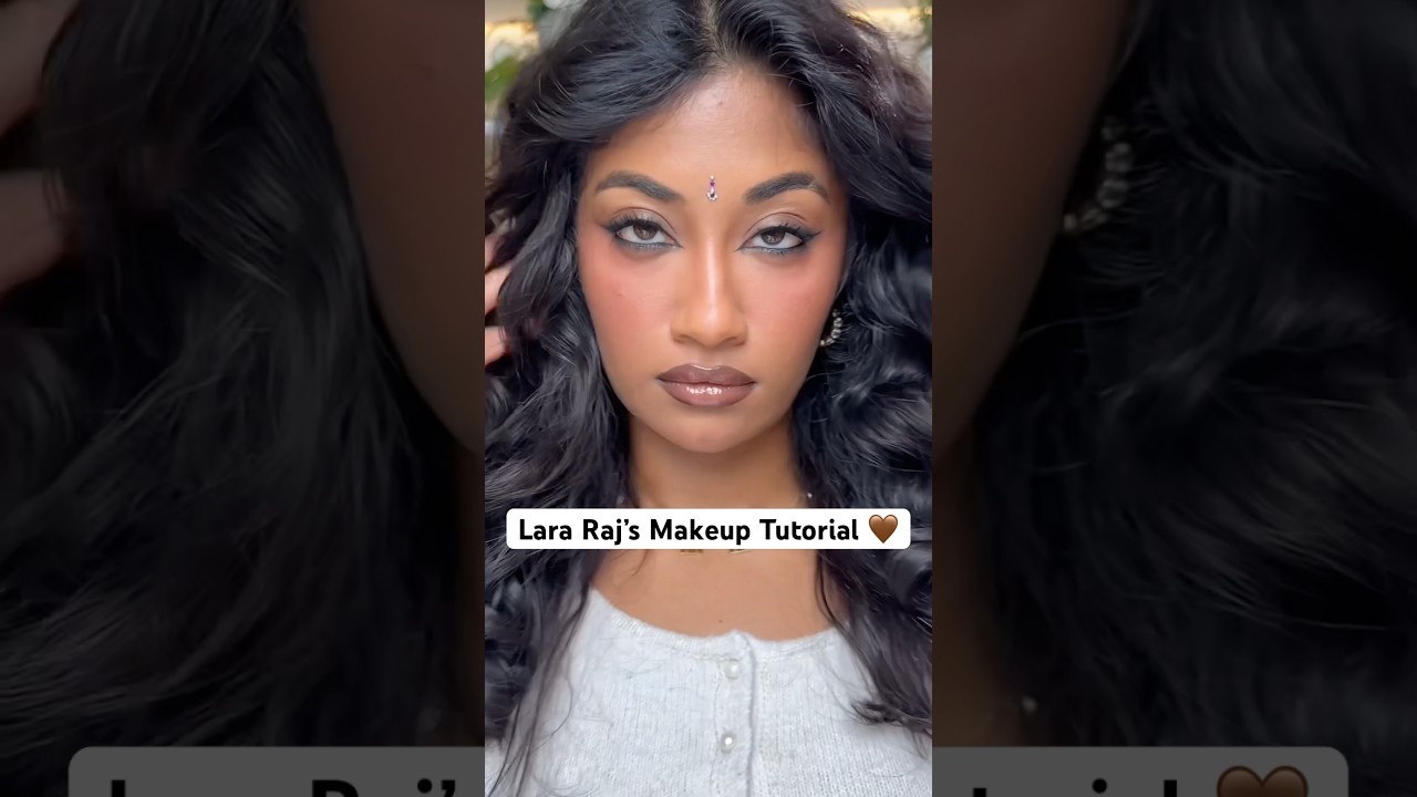 IM FINALLY TRYING LARA RAJ’s MAKEUP 🤎